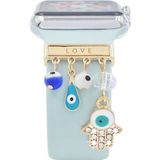 Psgt Apple Watch Uyumlu Kordon Süsü ( Yüksek Kalite) - Alaskan Blue