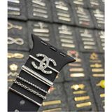 Psgt Apple Watch Uyumlu Kordon Süsü ( Yüksek Kalite) Rose Gold - Anchor Gray