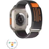PSGT Apple Watch Uyumlu Seri 1/2/3/4/5/6/se/7/8/9 - 38/40/41MM - S10-11(42MM) Kordon Trail 39 - Siyah - 38-40-41MM