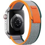 PSGT Apple Watch Uyumlu Seri 1/2/3/4/5/6/se/7/8/9 - 38/40/41MM - S10-11(42MM) Kordon Trail 54 - Turuncu - Beyaz - Yeşil - 38-40-41MM