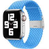 PSGT Apple Watch Uyumlu Yeni Ayarlanabilir Örgülü Esnek Kordon 42MM 44MM 45MM 49 mm Pr Pro 2040 - Mavi - 42-44-45-49MM