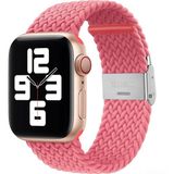 PSGT Apple Watch Uyumlu Yeni Ayarlanabilir Örgülü Esnek Kordon 42MM 44MM 45MM 49 mm Pr Pro 2047 - Pembe - 42-44-45-49MM