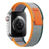 PSGT Apple Watch UYUMLU38-40-41MM 1/2/3/4/5/6/se/7/8/ Trail Kordon - Turuncu - Gri