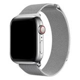 PSGT Apple Watch UYUMLU38-40-41MM 1/2/3/4/5/6/se/7/8/metal Kordon - Parlak Beyaz