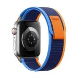 PSGT Apple Watch UYUMLU38-40-41MM 1/2/3/4/5/6/se/7/8/trail Kordon - Lacivert - Turuncu