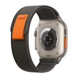 PSGT Apple Watch UYUMLU38-40-41MM 1/2/3/4/5/6/se/7/8/trail Kordon - Siyah - Gri