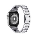 PSGT Elmas bant için Apple Watch 44mm 42mm 45mm 49mm iWatch 4 3 2 paslanmaz çelik kayış