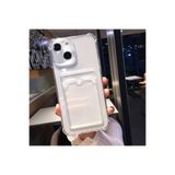 PSGT iPhone 13-14 Uyumlu Kılıf, Kamera Koruma, Kartlıklı Cüzdanlı, Darbe Emici, Şeffaf