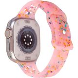 PSGT Kordon Watch Uyumlu 38-40-41MM/ Hms 2028 - Pembe - Gökkuşağı