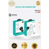 PSGT Pd Qc 3.0 Hızlı Şarj Araç Çakmaklık Typec Usb Giriş Samsung Iphone Xiaomi Uyumlu