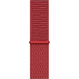 PSGT Psgt apple Watch Gs Dt Pro T500 Ultra 3 4 5 6 7 8 9 Se 38-40-41 mm Kordon Kayış Bileklik Hasır Örgü - Kırmızı - 38-40-41mm