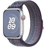 PSGT Psgt apple Watch Uyumlu 42-44-45-49MM/SE/ULTRA/ULTRA2 Hasır Kordon Strap Kayış Hms Hms 2026 - Mavi - Turuncu