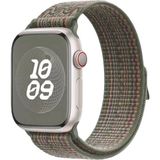 PSGT Psgt apple Watch Uyumlu 42-44-45-49MM/SE/ULTRA/ULTRA2 Hasır Kordon Strap Kayış Hms Hms 2028 - Haki - Turuncu