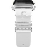 PSGT Psgt apple Watch Uyumlu Harfli Charm Aksesuar Tüm Seriye Uyumlu Akıllı Saay Charm - Gümüş - Gül - Altın