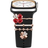 PSGT Psgt göz Love Apple Watch Uyumlu Kordon Charm, Kordon Süsü Uyumlu - Kırmızı
