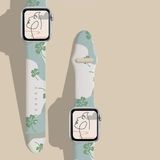 Psgt Psgt silikon Kordon Apple Watch Uyumlu 38-40-41MMSERI1/2/3/4/5/6/7/8/9/HMS 2024/ - Açık Yeşil - Açık Mavi - Beyaz - Açık Pembe - Gri