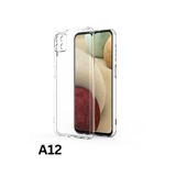 PSGT Samsung Galaxy A12/A12 4G ile Uyumlu Kılıf, Şeffaf Soft, Kartlık