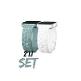 PSGT Watch 10-11 42mm -Watch2/3/4/5/6/se/7/8/9 (38-40-41)mm Kordon Leoline 38 Desen Yumuşak Silikon