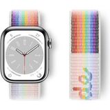 PSGT Watch Gs Dt Pro T500 Ultra 42-44-45-49 S10(46)MM mm Kordon Kayış Bileklik Hasır Örgü - Rainbow - 42-44-45-49mm