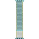 PSGT Watch Gs Dt Pro T500 Ultra 42-44-45-49 S10(46)MM mm Kordon Kayış Bileklik Hasır Örgü - Sarı - Açık Mavi - 42-44-45-49mm