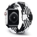 PSGT Watch Uyumlu Seri 1/2/3/4/5/6/se/7/8/9 38/40/41mm - S10-11(42MM) Kordon Pride - Siyah - Beyaz - 38-40-41MM