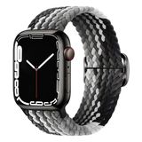 PSGT Watch Uyumlu Seri 1/2/3/4/5/6/se/7/8/9 38/40/41mm - S10-11(42MM) Kordon Pride - Siyah - Yeşil - 38-40-41MM