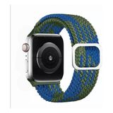 PSGT Watch Uyumlu Seri 1/2/3/4/5/6/se/7/8/9 38/40/41mm - S10-11(42MM) Kordon Pride - Yeşil - Mavi - 38-40-41MM