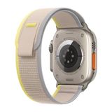 PSGT Watch Uyumlu Seri 1/2/3/4/5/6/se/7/8/9 - 38/40/41mm - S10-11(42MM) Kordon Trail 39 - Bej - Sarı - 38-40-41MM