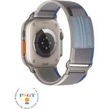 PSGT Watch Uyumlu Seri 1/2/3/4/5/6/se/7/8/9 - 38/40/41mm - S10-11(42MM) Kordon Trail 48 - Açık Mavi - 38-40-41MM