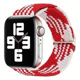 PSGT Watch Uyumlu Seri 1/2/3/4/5/6/se/7/8/9 Ultra/ultra2 42/44/45/49mm - S10-11(46MM) Kordon Pride - Kırmızı - Beyaz - 42-44-45-49MM
