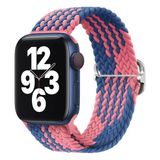 PSGT Watch Uyumlu Seri 1/2/3/4/5/6/se/7/8/9 Ultra/ultra2 42/44/45/49mm - S10-11(46MM) Kordon Pride - Mavi - Pembe - 42-44-45-49MM