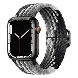 PSGT Watch Uyumlu Seri 1/2/3/4/5/6/se/7/8/9 Ultra/ultra2 42/44/45/49mm - S10-11(46MM) Kordon Pride - Siyah - Yeşil - 42-44-45-49MM