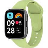 PSGT Xiaomi Redmi Watch 3 Active Uyumlu Kordon Spor Şık Tasarım Yumuşak Jel Silikon Kayış - Açık Yeşil - Redmi Active 3