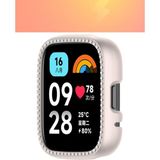 Psgt Xiaomi Redmi Watch3 Active Uyumlu Işıltılı Parlak Taşlı Diamond Kasa Koruyucu - Gümüş - Redmi watch 3