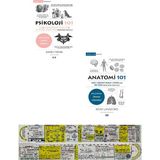 Psikoloji 101 / Anatomi 101 2 Kitap Set (Matematik Öğreten Cetvel)