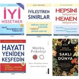 Psikonet Yayınları Iyi Hissetmek+ Iyilestiren Sinirlar+ Hepsini Istiyorum Hemen+Hayati Yeniden Kesfetmek+ Muthis Psikoloji+Sakli Dunya=(6 Kitap)