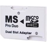 Psp Memory Stick Pro Duo Adaptör Dual Slot Psp Hafıza Kartı Adaptör Dual Mikro Sd Kart Çevirici