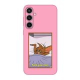 PSR aksesuar (1107) Pembe Pembe Telefon Kılıfı Samsung S23 FE ile uyumlu
