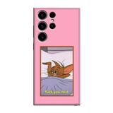 PSR aksesuar (1413) Pembe Pembe Telefon Kılıfı Samsung S23 Ultra ile uyumlu