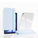 PSR aksesuar 2024 Kılıf Magnetik Ayrılabilen Airbagli Zore Sliding Tablet Kılıfı-Mavi Açık Apple iPad Air 13 ile uyumlu