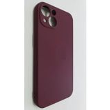 PSR aksesuar (3787) Bordo Kamera Korumalı Içi Kadife Telefon Kılıfı Iphone 13 ile uyumlu