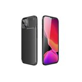 PSR aksesuar (3902) Siyah Focus Karbon Silikon Telefon Kılıfı Iphone 13 Focus ile uyumlu