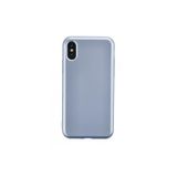 PSR aksesuar (4050) Sky Blue Nano Içi Kadife Silikon Lansman Telefon Kılıfı Iphone Xs ile uyumlu
