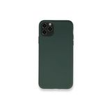 PSR aksesuar (4101) Koyu Yeşil Nano Içi Kadife Silikon Lansman Telefon Kılıfı Iphone 11 Pro Max ile uyumlu