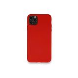 PSR aksesuar (4108) Kırmızı Nano Içi Kadife Silikon Lansman Telefon Kılıfı Iphone 11 Pro Max ile uyumlu