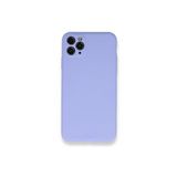 PSR aksesuar (4112) Lila Kamera Korumalı Nano Içi Kadife Silikon Lansman Telefon Kılıfı Iphone 11 Pro Max ile uyumlu