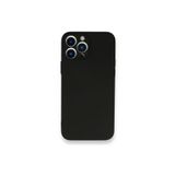 PSR aksesuar (4188) Siyah Kamera Korumalı Nano Içi Kadife Silikon Lansman Telefon Kılıfı Iphone 13 Pro Max ile uyumlu