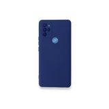 PSR aksesuar (4213) Lacivert Nano Içi Kadife Silikon Lansman Telefon Kılıfı General Mobile Gm 21 Pro ile uyumlu