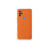 PSR aksesuar (4215) Turuncu Nano Içi Kadife Silikon Lansman Telefon Kılıfı General Mobile Gm 21 Pro ile uyumlu