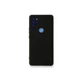 PSR aksesuar (4220) Siyah Nano Içi Kadife Silikon Lansman Telefon Kılıfı General Mobile Gm 21 Pro ile uyumlu
